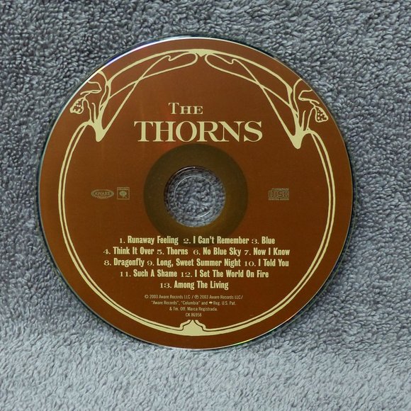 The Thorns by The Thorns Audio CD 2003 Sony Music CK 86958 Rock Pop - Picture 5 of 10